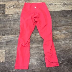 Lululemon Athletica Coral Leggings